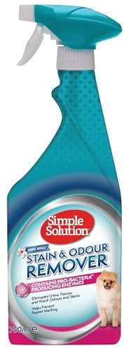 Simple Solution Tache d’Animal de Compagnie et démaquillant d’Odeur | Nettoyeur enzymatique avec Alimentation de Nettoyage Pro-| Brise de Printemps