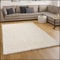 Paco Home Shaggy Hochflor Langflor Teppich Sky Einfarbig in Creme, Grösse:80x150 cm