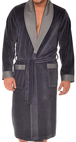 Herrmorgonrock Revise RE-102 sammet, grafit, L