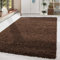 HomebyHome Shaggy Teppich 300x400 cm XXL für Wohnzimmer - Shaggy Teppich Hochflor Braun Extra Weich und Flauschig - Langflor Groß Teppiche für Schlafzimmer, Esszimmer, Küche, Flur - Carpet, Halı