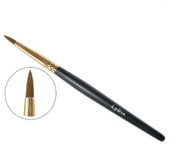 LyDia Pinceau de maquillage cosmétique professionnel noir/doré 01