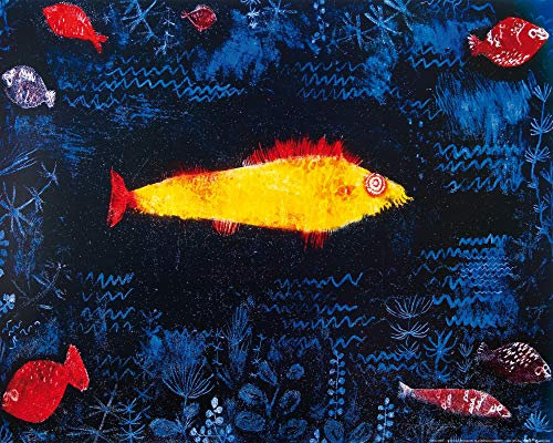 1art1 Paul Klee Poster Der Goldene Fisch, 1925 Kunstdruck Bild 50x40 cm