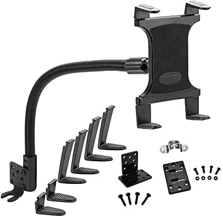 ARKON Car or Truck Seat Rail or Floor Tablet Mount with 22 inch Arm for iPad Pro iPad Air 2 iPad Retail Black - TAB188L22