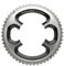 Shimano 52D 9000 D.ACE (52/36) Plato, Negro, Única