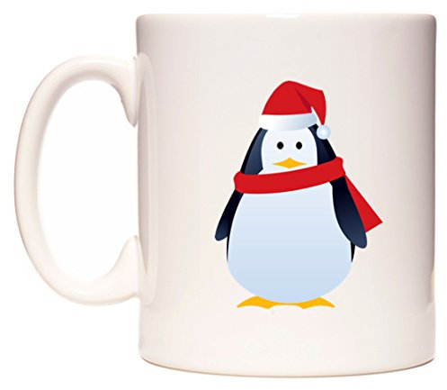 WeDoMugs Christmas Penguin - Ceramic 11oz Coffee Tea Gift Mug Cup