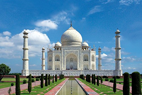 1art1 Taj Mahal Das Weltwunder, Agra, Indien Selbstklebende Fototapete Poster-Tapete 180x120 cm