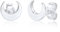 Elli Ohrringe Damen Halbmond Luna Basic Stecker matt in 925 Sterling Silber