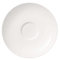 Villeroy & Boch Twist White Kaffee-/Teeuntertasse, 14cm, Premium Porzellan, Weiß