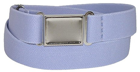 CTM Plus Size Elastic Belt with Magnetic No Show Flat Buckle