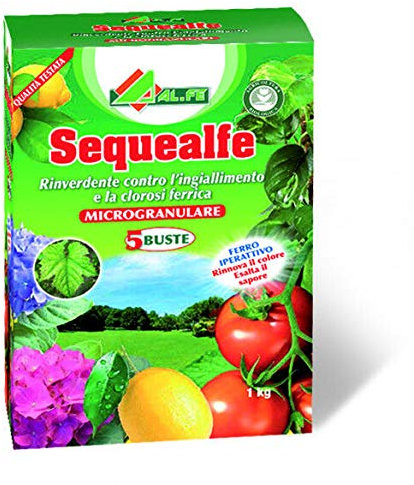 Sequealfe concime chelato di ferro rinverdente 1 kg Bio