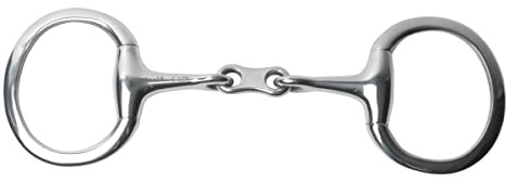 Korsteel French Link Eggbutt Snaffle Bit 6 inch Stainless Steel