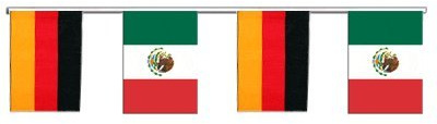 Flaggenfritze® Freundschaftskette Deutschland - Mexiko