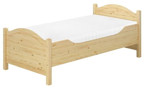 Erst-Holz®Seniorenbett extra hoch Federholzrahmen Matratze 90x200 Einzelbett Gästebett 60.40-09 M FS
