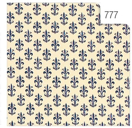 Carta lavabile Rex 58 in rotolo Rex Sadoch - Giglio blu - (pz. singolo)