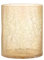 J-Line Windlicht Crackle Glas Bernstein Large