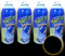 4 x Performix PLASTI DIP ® Original aus USA Flüssiggummi Sprühfolie Spray Felgenfolie Gummifolie Gummi schwarz matt / black 325 ml (1 Liter = 46,14 Euro) / Wassertransferdruck Lackierzubehör Water transfer printing Hydrographics WTD