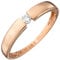 Jobo Damen Ring 585 Gold Rotgold 1 Diamant Brillant 0,08ct. Rotgoldring Diamantring Größe 58