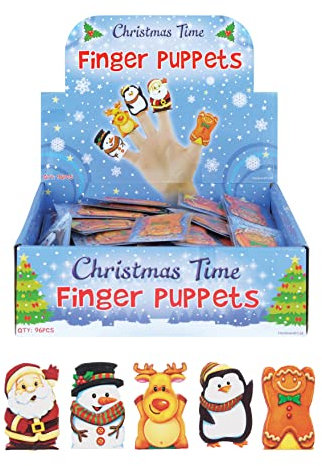 Henbrandt 12 x Xmas Finger Puppet