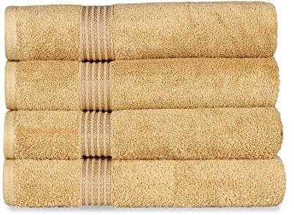 Superior Badetuch Ägyptische Baumwolle 4-teilig Set P Modern Gold