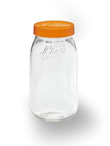 Le Parfait 6585016 Bocaux à Conserve Verre 12 x 12 x 24 cm