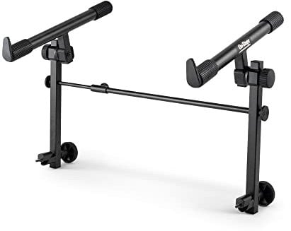 On Stage Stands MUS KSA7500 Universal 2-Tier X and Z Style Keyboard Stand,Black