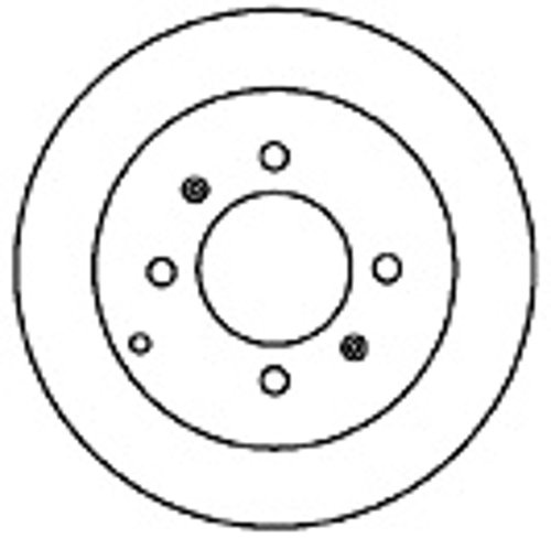 MAPCO 25522 Bremsscheibe, Anzahl 2
