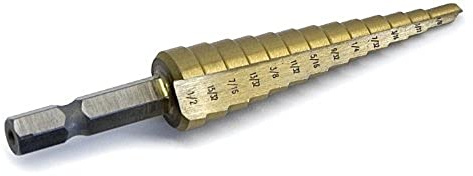 Titan Tools 16501 1/20,3 cm auf 1/5,1 cm # 1 Stufenbohrer