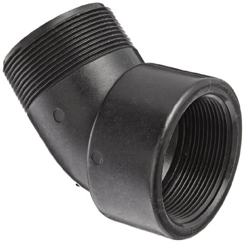 Banjo 45 Degree Street Elbow, Polypropylene, 2, Schedule 80, 225 psi Max Pressure SL200-45 - 1 Each