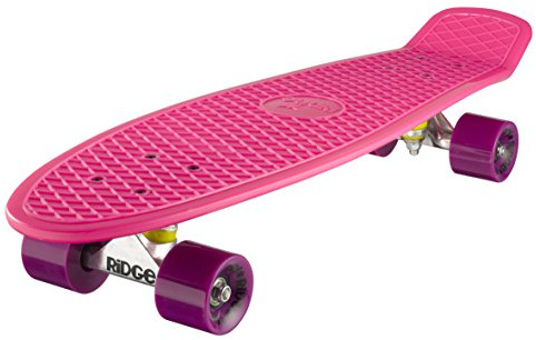 Ridge PB-27-Pink-Purple Skateboard, Pink/Purple, 69 cm
