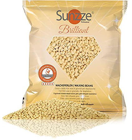 Sunzze Premuim Wachsperlen für Professionelle Enthaarung Filmwachs. Niedrig Temperatur und sehr Flexibel. Wax perlen 1kg