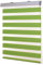 Ventanara® Doppelrollo Grün Kassetten Duo Rollo Seitenzugrollo inklusive Montagematerial 80 x 220 cm