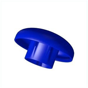walexo Blaue Kappen für Außenliegendes Sicherheitsnetz in verschiedenen Größen (6 x Blaue Kappen 25mm Ø)