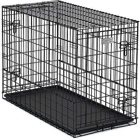 Solutions Series Side-by-Side SUV-Hundebox, groß, doppeltürige faltbare Metallbox, passend für SUVs & Lieferwagen, für Hunde bis 40 kg