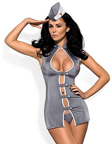 Obsessive Stewardess Set Größe S/M