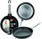 IBILI SARTEN I-Chef 28 CM, Alluminio, Nero/Argento