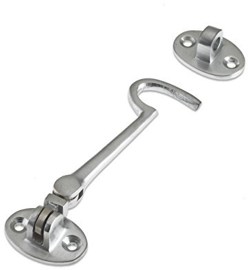 Cabin Hook 200mm Satin Chrome From The Door Handle Store