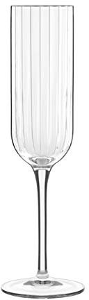 Luigi Bormioli - Bach - Crystal Champagne Flutes - SON.hyx Crystal - Highly Resistant to Breakage - Dishwasher Safe - Made in Italy - Set of 4