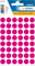 HERMA 1856 Punktaufkleber Klebepunkte pink rosa, 240 Stück, Ø 13 mm, 48 pro Bogen, selbstklebend, Markierungspunkte für Kalender Planer Basteln, matt, blanko Papier Farbpunkte Etiketten Aufkleber