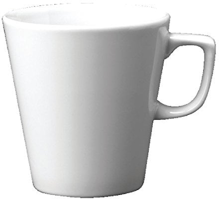 Churchill Super vitrifiée W002 Uni Ware Cafe Latte Mug, Blanc (lot de 12)