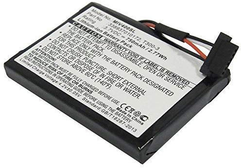 subtel, Akku Navi kompatibel mit Mitac Mio Moov M400, Mio Moov 500, Mio Moov 510 (750mAh, 3.7V) Ersatzakku 338937010172,T300-3