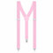 Taffstyle® Damen Herren Bunte Neon & Uni Farben - Y Form - Hosenträger mit 3 Clips - Rosa