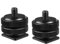 Fotasy SCX2 1/4-Inch 20 Tripod Screw to Hot Shoe Adapter with Premier Cleaning Cloth (Black)