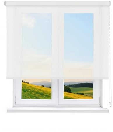 VIEWTEX | Estor Enrollable Screen Apertura 10% Blanco 120 X 250cm | Fabricado en España | Garantia 5 años