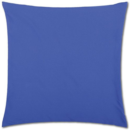 Bestlivings Kissenhülle Ellen in über 100 vers. Größen und Farben, Kissenbezug Dekokissen, Serie: Ellen, Auswahl: 50x50cm Bezug inkl. Füllkissen, Farbe: blau - Royalblau