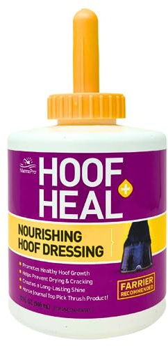 Hoof Heal Conditioning Dressing – 32 fl oz | Deep-Penetrating Hoof Conditioner with Natural Oils & Antimicrobial Protection