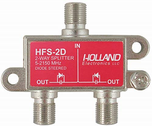 Holland (HFS2D) 2-Wege Splitter (5-2050 MHz) Diode gesteuert (HFS-2D)