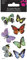 Sandylion Butterflies Essentials Aufkleber, handgefertigt, 5 x 15 cm