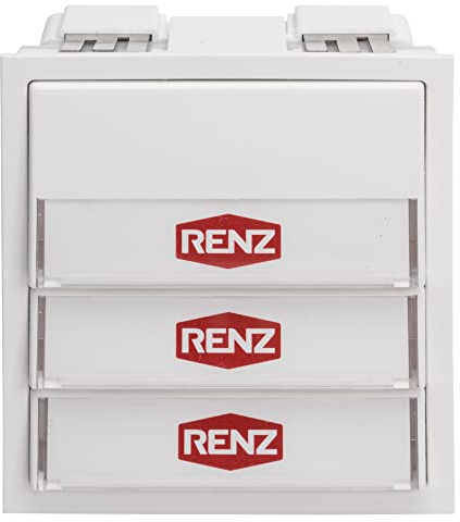 ReNZ Tastenmodul mit 3 Klingeltaster weiß RENZ Nummer 97-9-85271