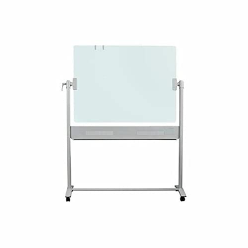 Quartet Easel, Magnetic, Glass Whiteboard, 4' x 3', Reversible, Portable, Flip Chart Holder, Infinity (ECM43G)