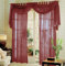 Gardinenbox Voile komplett GARDINEN Set 3tlg., Bordeaux, 60999